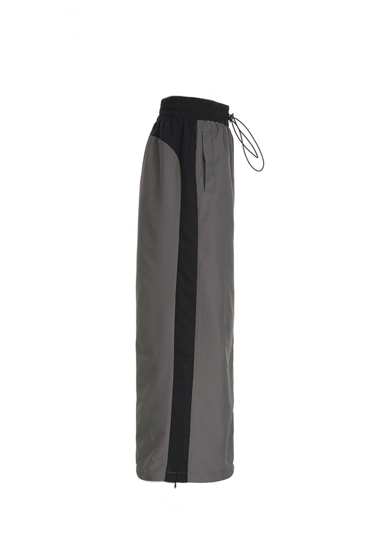 Irregular Slit Pocket Cargo Midi Skirt