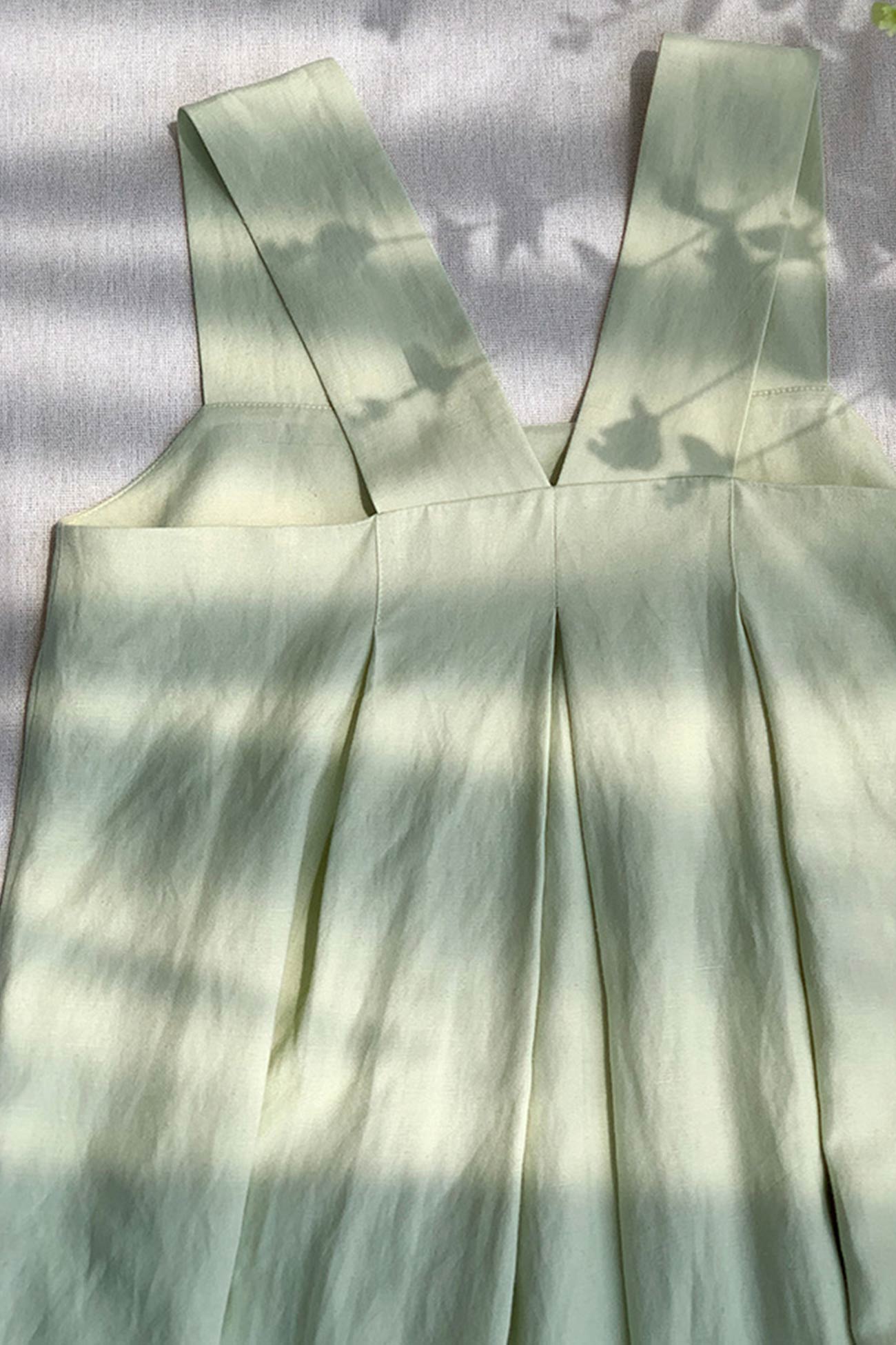 Cotton Linen Solid Tank Dress