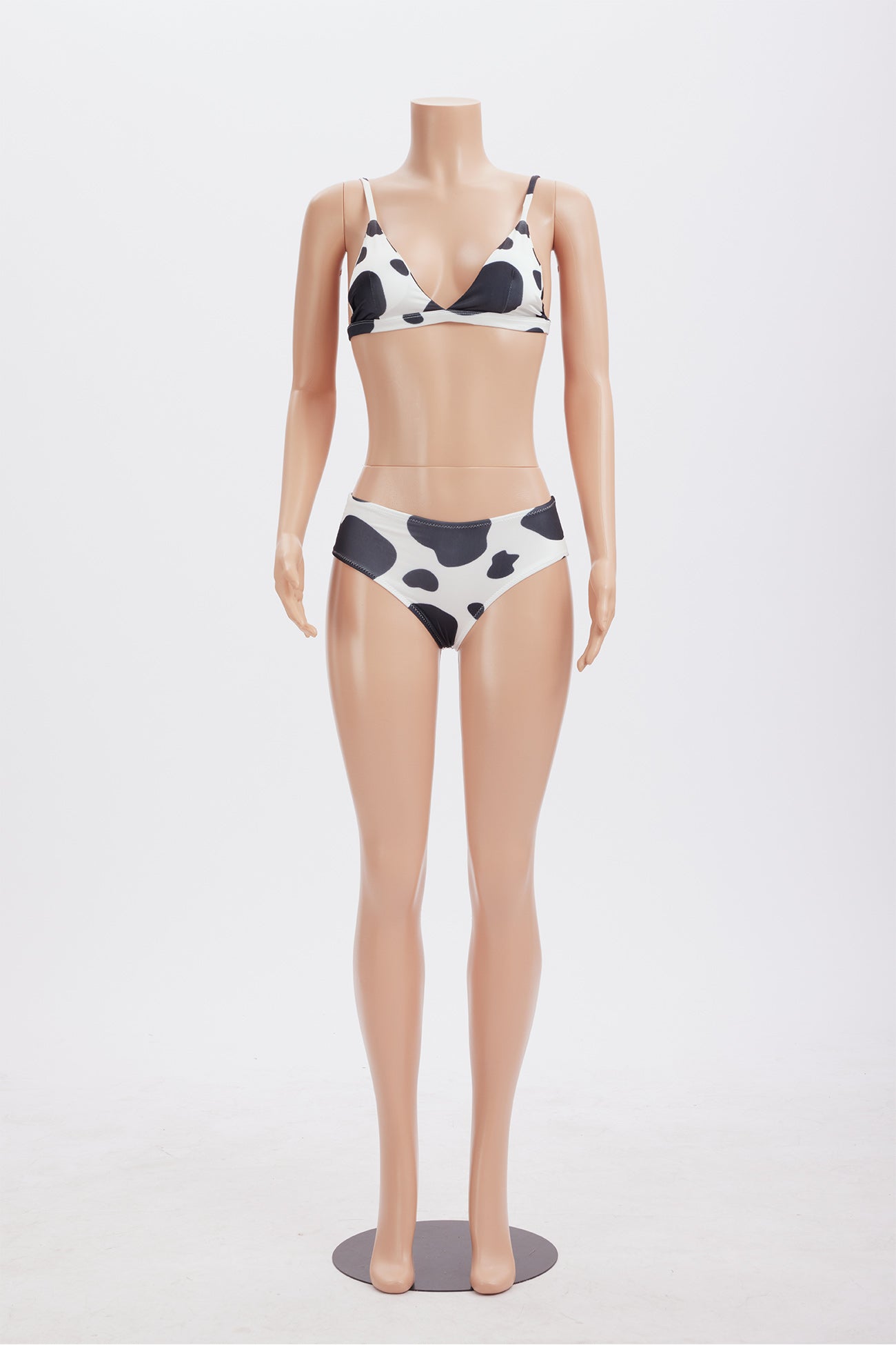 Cow Print Two Piece Bikini Outfits