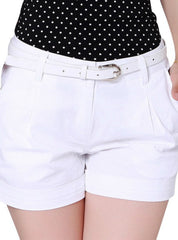 Design Lady Casual Short Trousers Solid