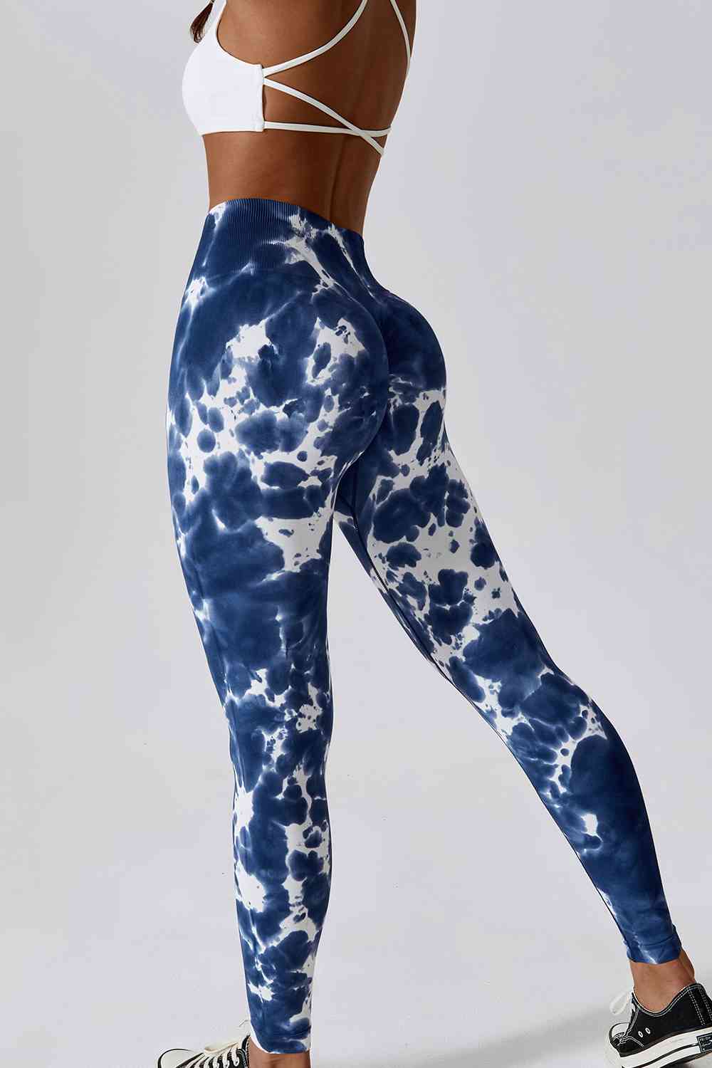 High Waist Tie-Dye Long Sports Pants