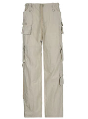 ROPE FLANGING MULTI-POCKET PANTS