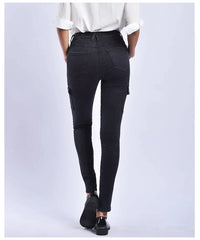 BLACK NINE-MINUTE JEANS PANTS