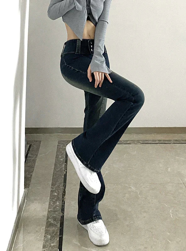 RETRO SLIM HIP-LIFTING SLIM JEANS