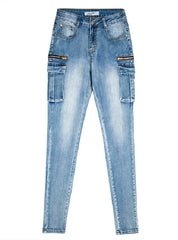 POCKET JEANS AND SLIM PANTS