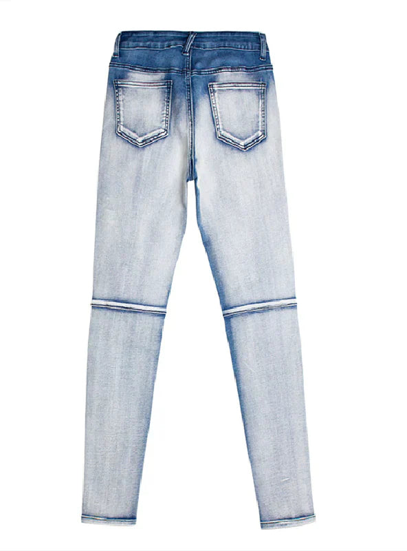 SLIM STRETCH JEANS PENCIL PANTS