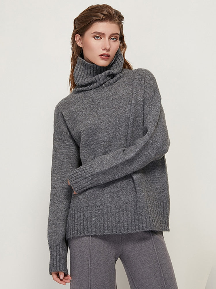 Aerie Casual Turtleneck Wool Sweaters - 22 Colors