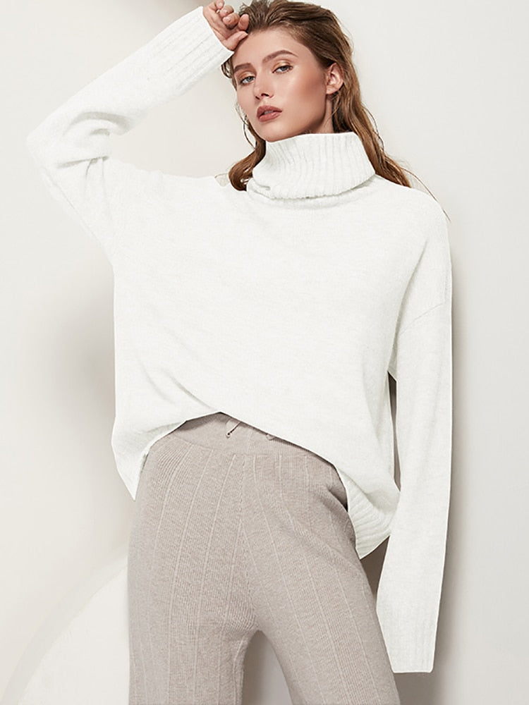 Aerie Casual Turtleneck Wool Sweaters - 22 Colors