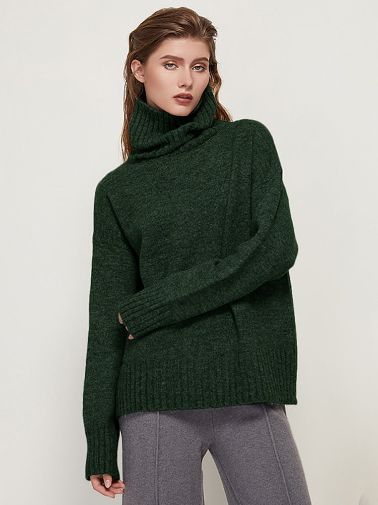 Aerie Casual Turtleneck Wool Sweaters - 22 Colors