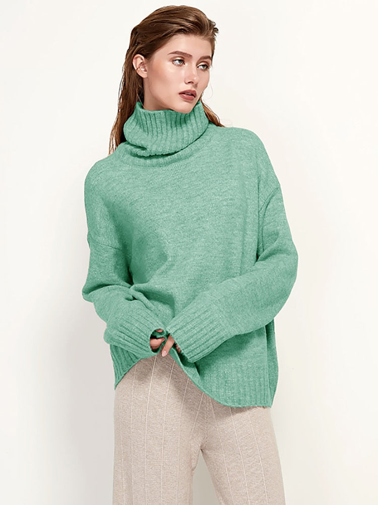 Aerie Casual Turtleneck Wool Sweaters - 22 Colors