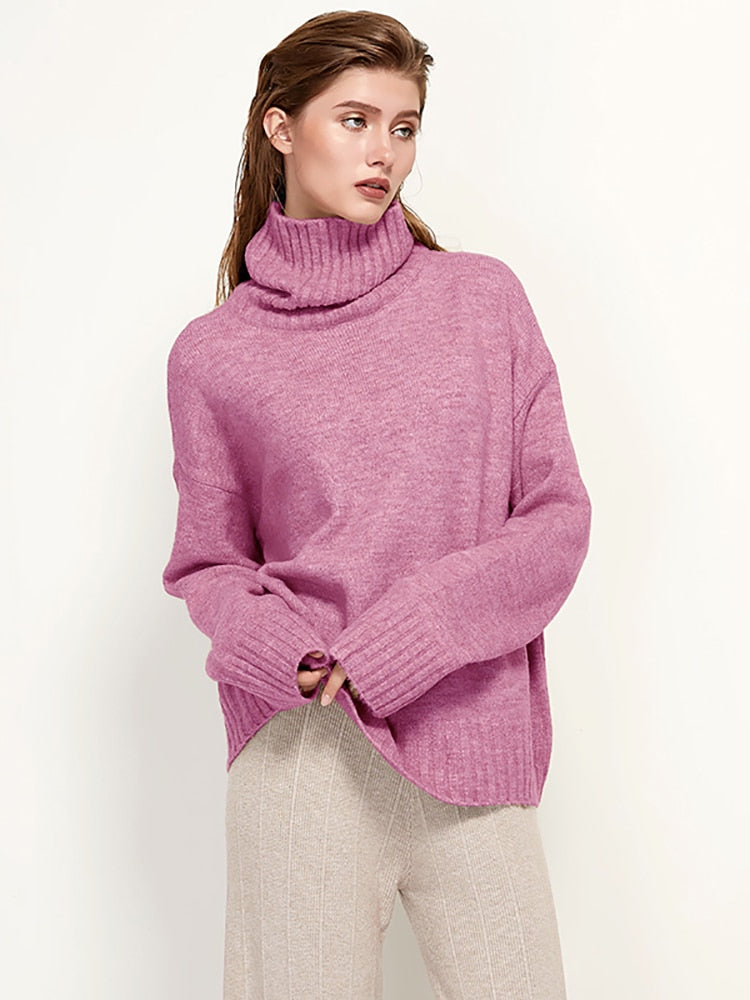 Aerie Casual Turtleneck Wool Sweaters - 22 Colors