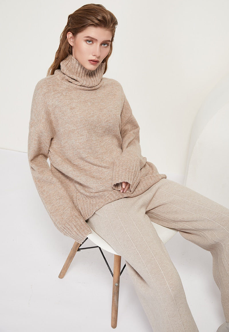 Aerie Casual Turtleneck Wool Sweaters - 22 Colors