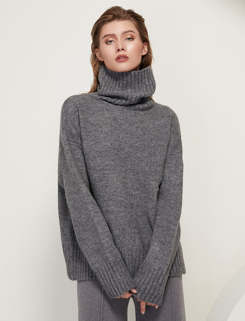 Aerie Casual Turtleneck Wool Sweaters - 22 Colors