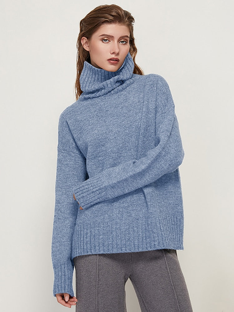 Aerie Casual Turtleneck Wool Sweaters - 22 Colors