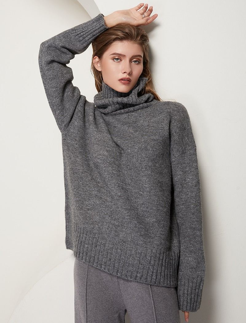 Aerie Casual Turtleneck Wool Sweaters - 22 Colors