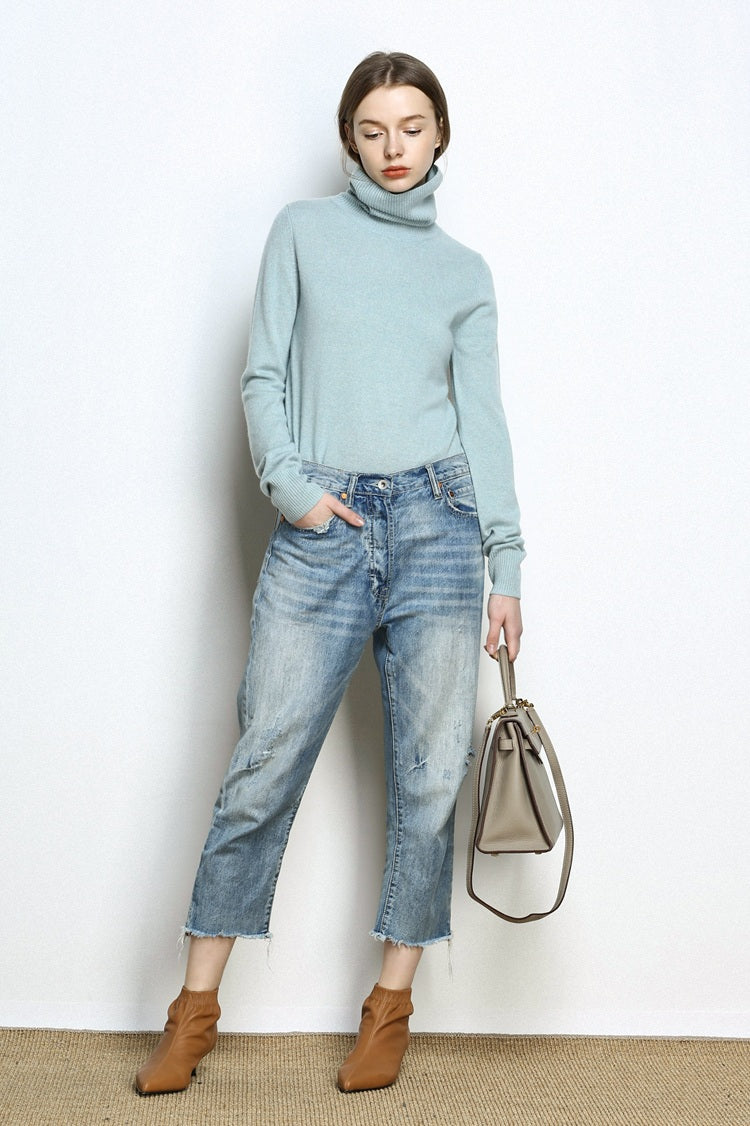 Bella Cashmere Wool Sweater - 5 Colors