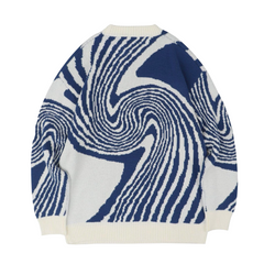 Emis Unisex Graphic Swirl Print Sweater