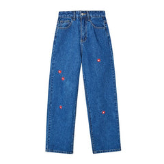 Womens Jeans High Waist GJBD Original Design Fashion Streetwear Pants Harajuku Baggy Casual Vintage Wide Leg Mom Denim Trouser