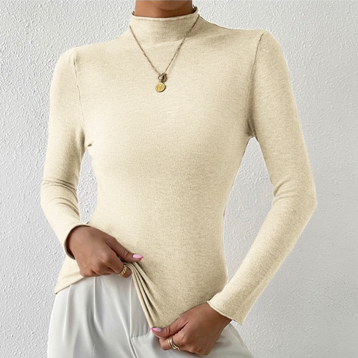 Henny Basic Turtle Neck Pullover Sweater - 6 Colors