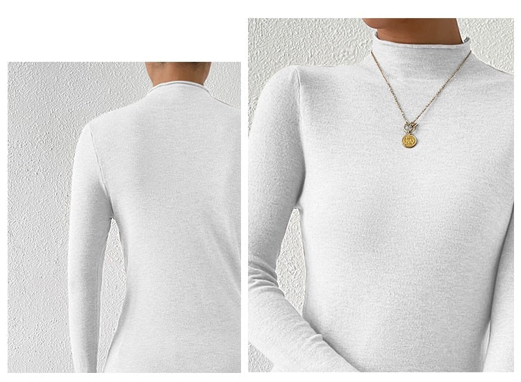 Henny Basic Turtle Neck Pullover Sweater - 6 Colors