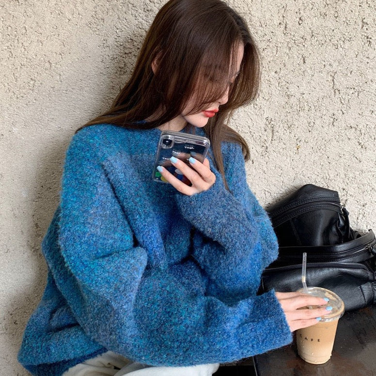 Ichika Tie-Dye Gradient Chenille Sweaters - 6 Colors