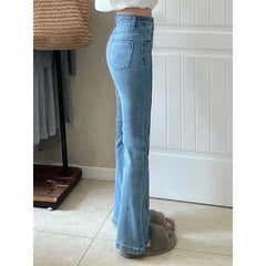 outfit inspo Skinny Jeans Women's High Waist Slimming Tall Spring and Autumn Small Horseshoe Horn Pants New Year Retro