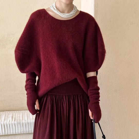 Maya Victorian Puff Sleeve Sweater