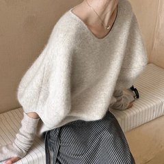 Maya Victorian Puff Sleeve Sweater