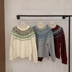 Saddie Vintage Fair Isle Sweaters