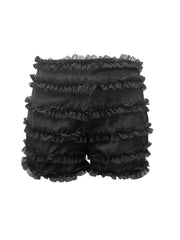 Women s Cozy Lace Trimmed Elastic Waist Pajama Shorts with Bow Detail - Soft Lounge Homewear Short Pants