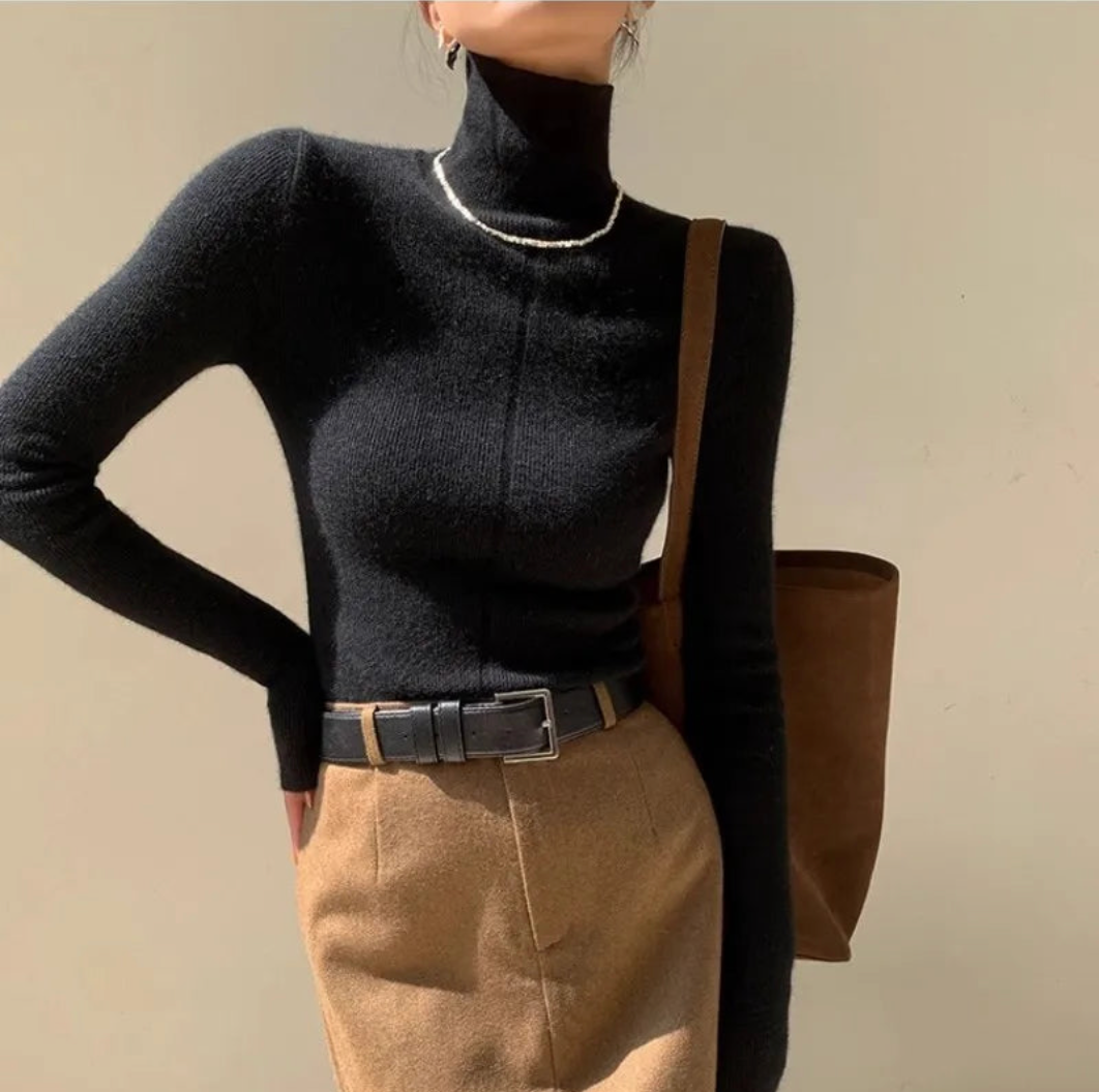 Mariana Turtleneck Sweater Knit Top