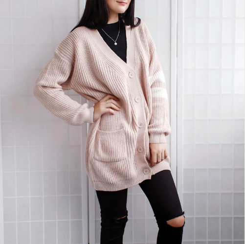 THANKS FOR NOTHING Casual Knit Cardigan - 2 Colors