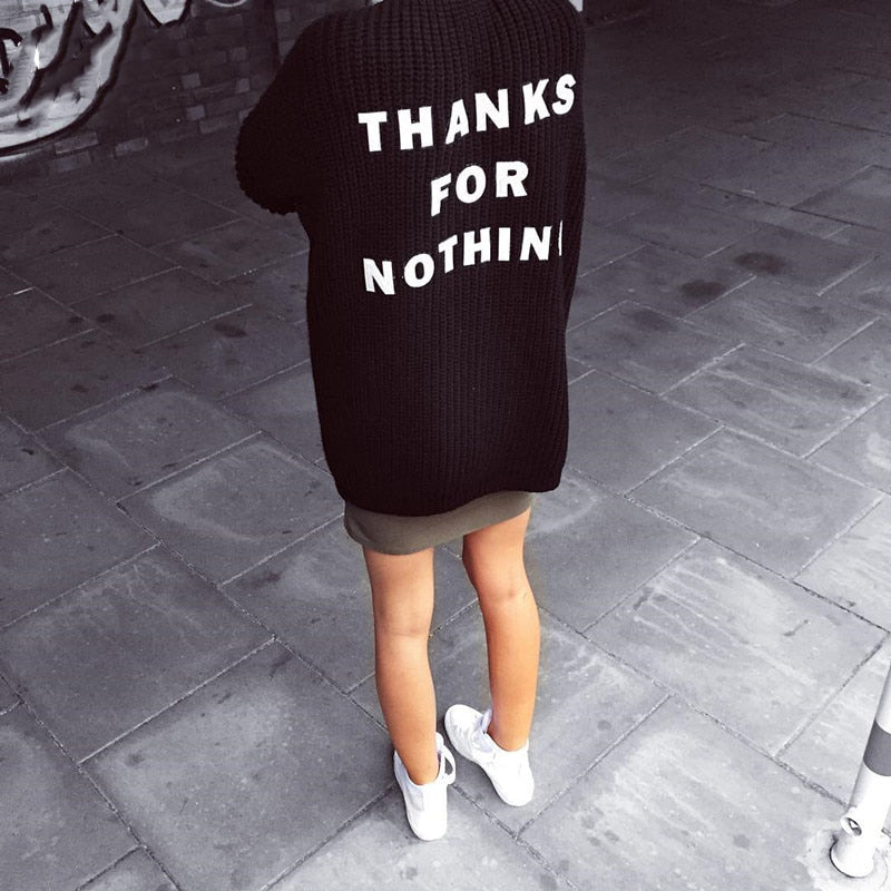 THANKS FOR NOTHING Casual Knit Cardigan - 2 Colors