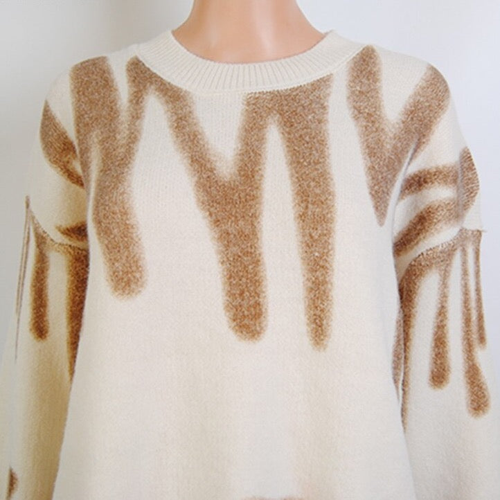 Tiffany Printed Wool Sweater - 4 Colors