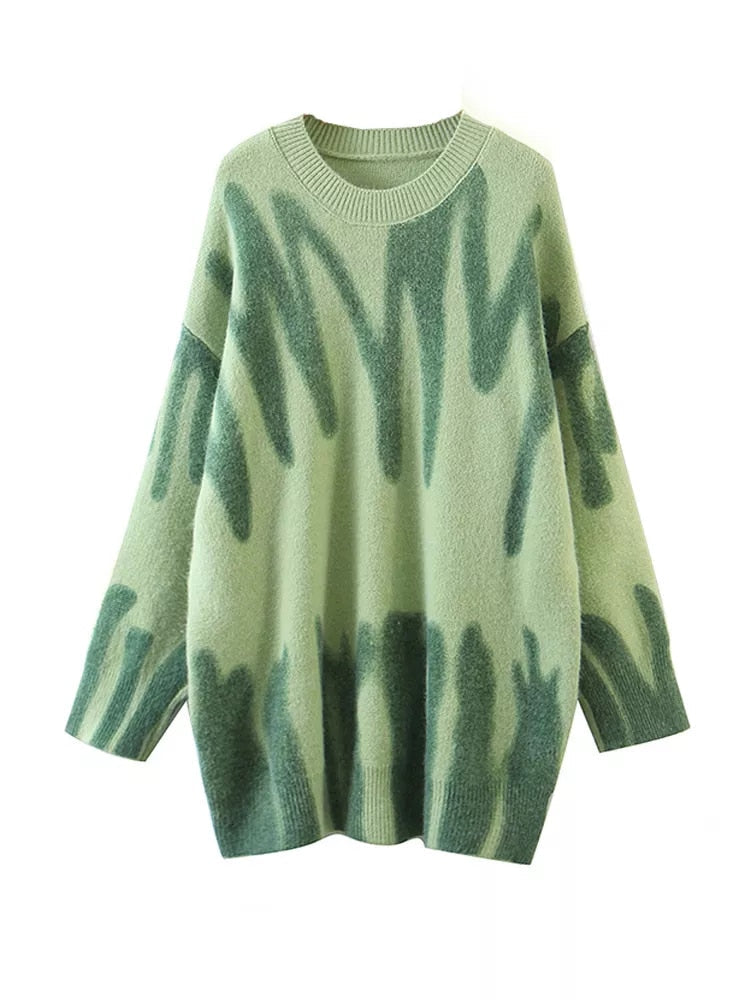 Tiffany Printed Wool Sweater - 4 Colors