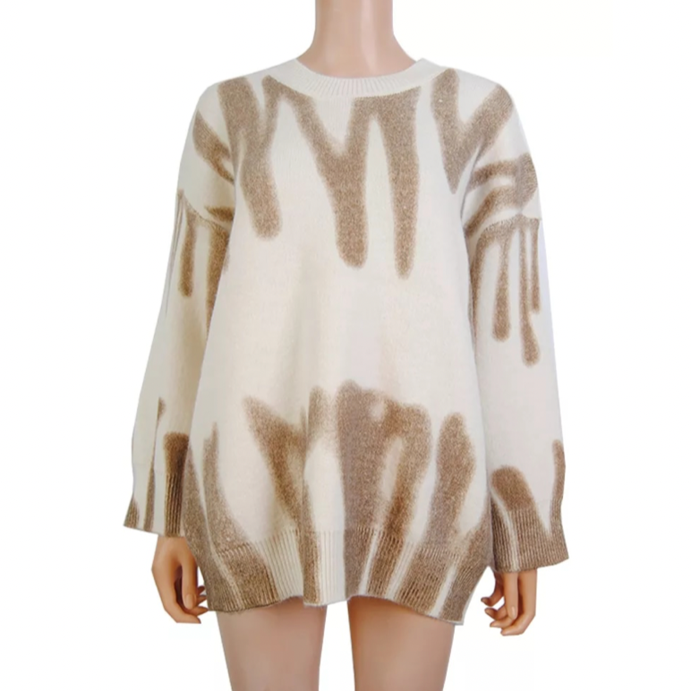 Tiffany Printed Wool Sweater - 4 Colors