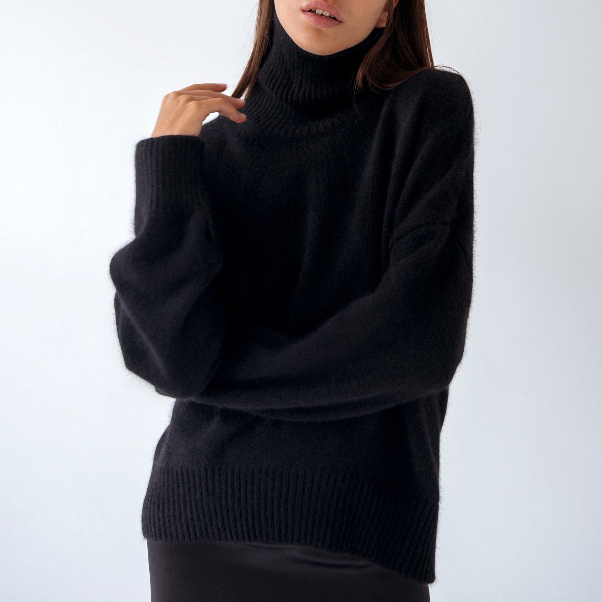 Yani Oversized Turtleneck Sweaters