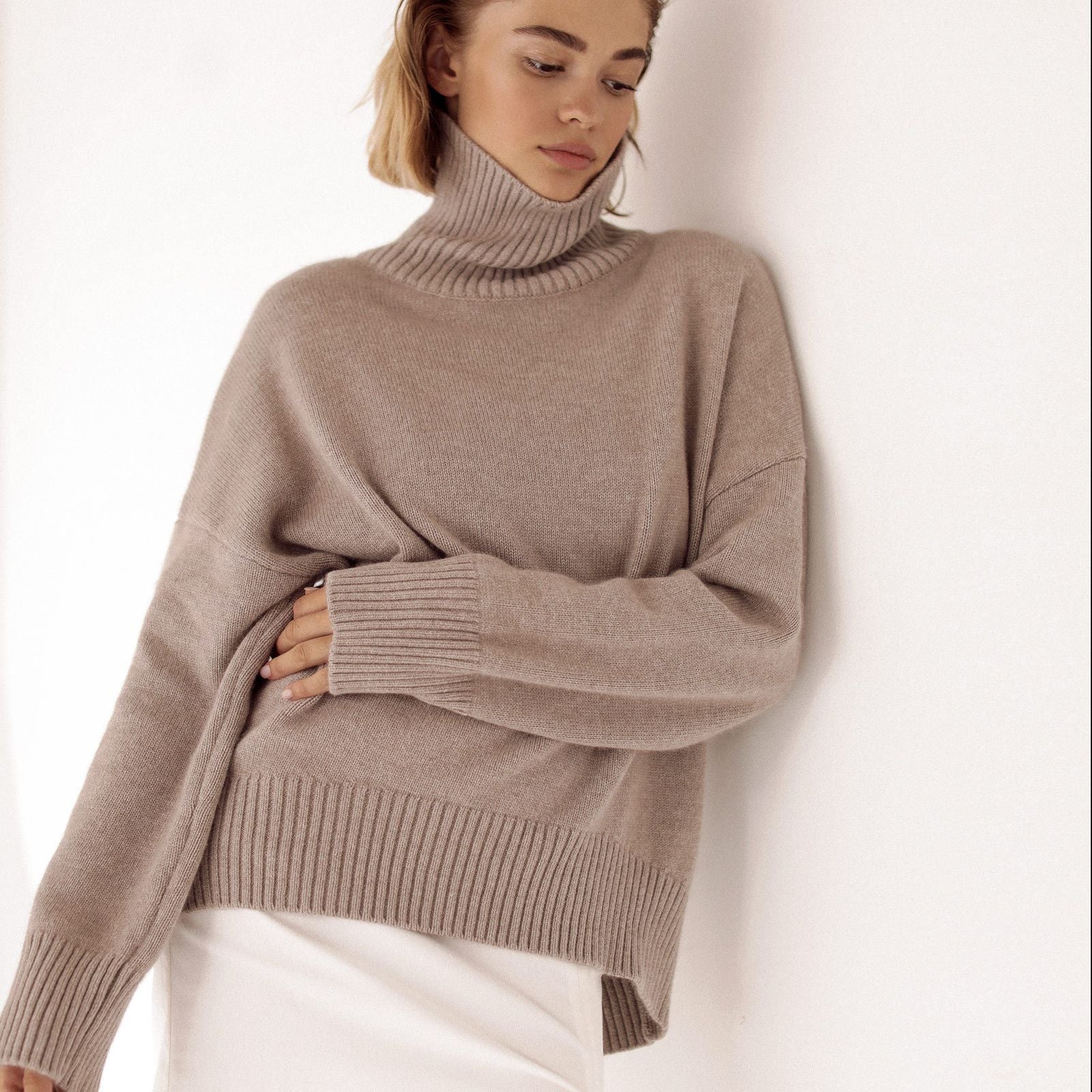 Yani Oversized Turtleneck Sweaters