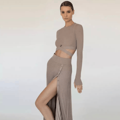 Courtney coord in taupe