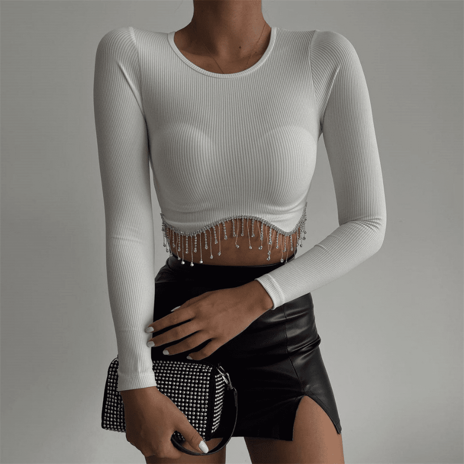 Crystal in white