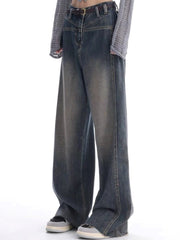 Vintage Y2K Washed Effect Baggy Boyfriend Jeans