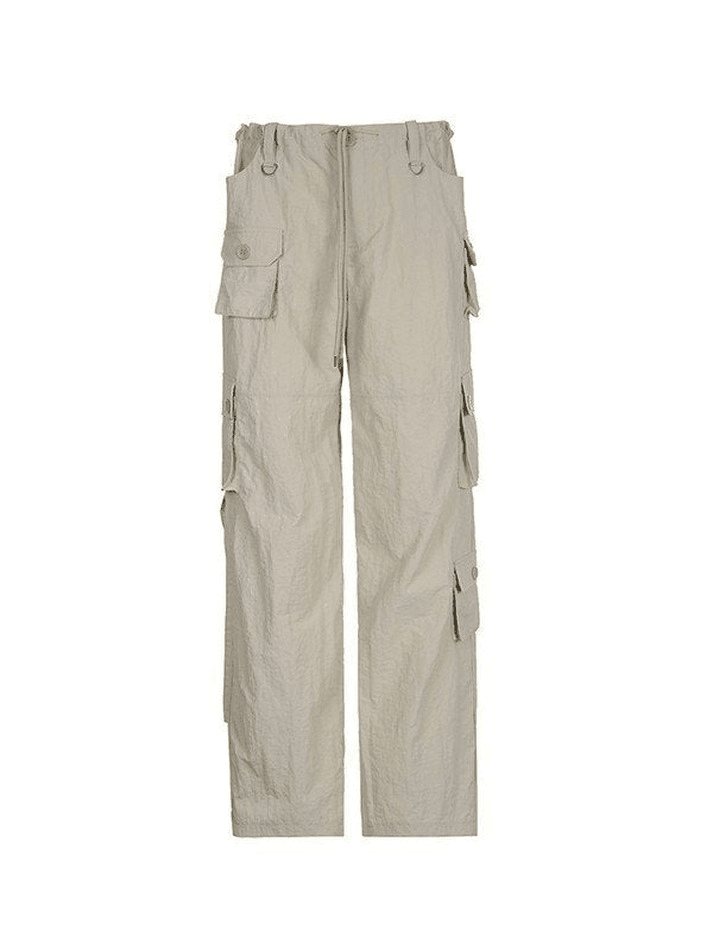 Ifomat Vintage Cargo Pocket Baggy Pants