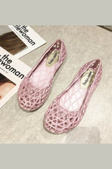 Cutout Breathable Flat Sandals