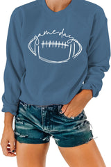 Game Day Football Printed Sweatshirt