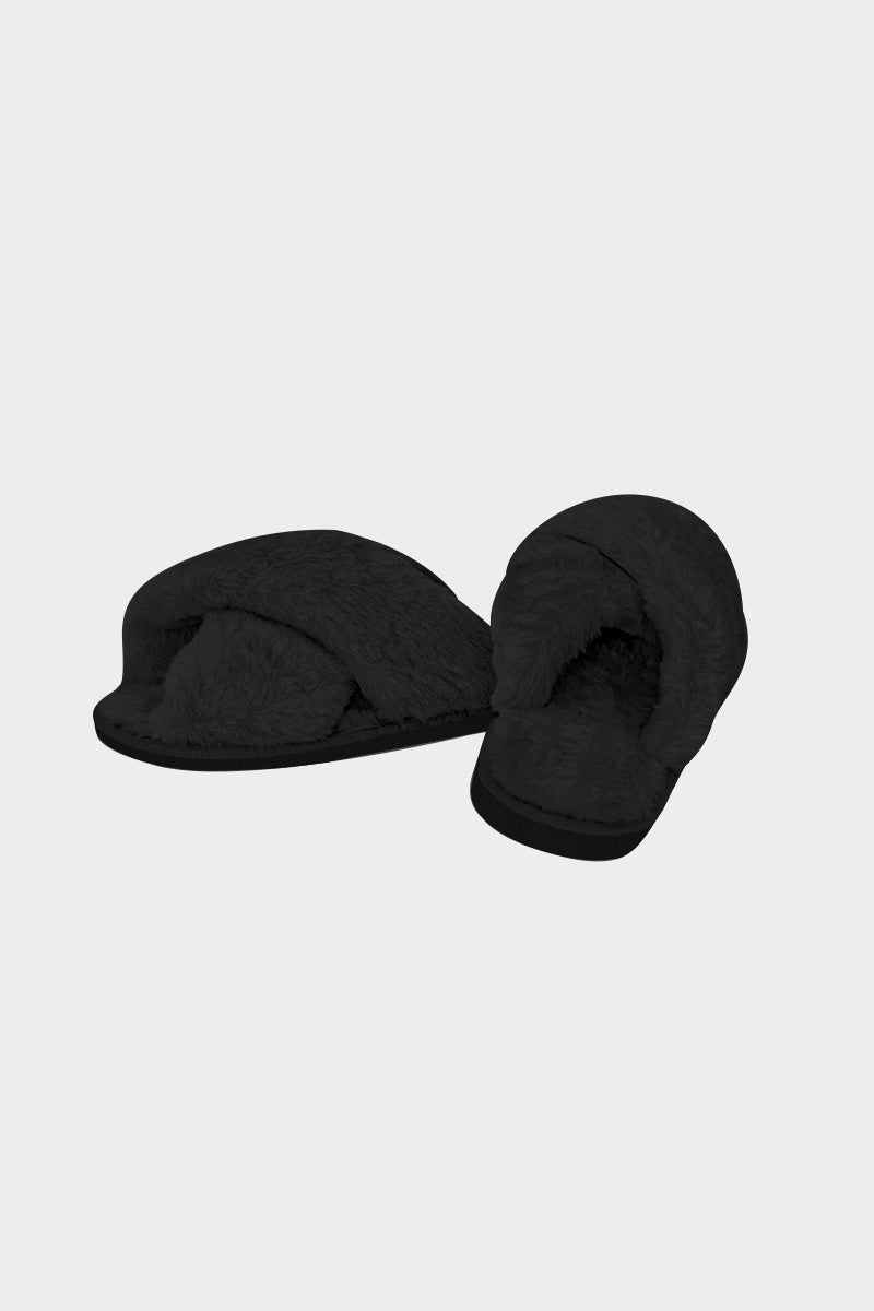 Indoor Flat-bottomed Plush Slippers