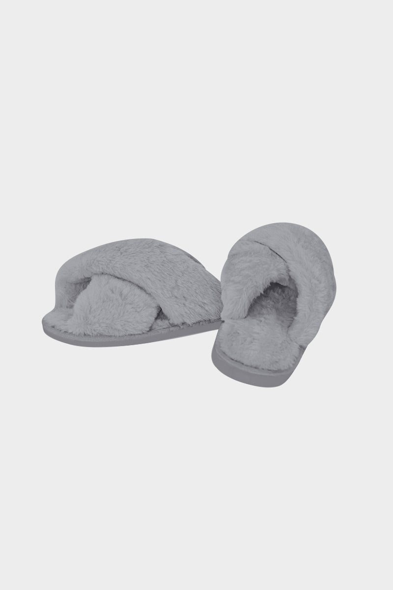 Indoor Flat-bottomed Plush Slippers