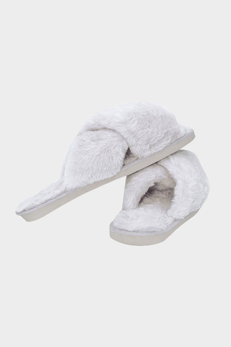 Indoor Flat-bottomed Plush Slippers