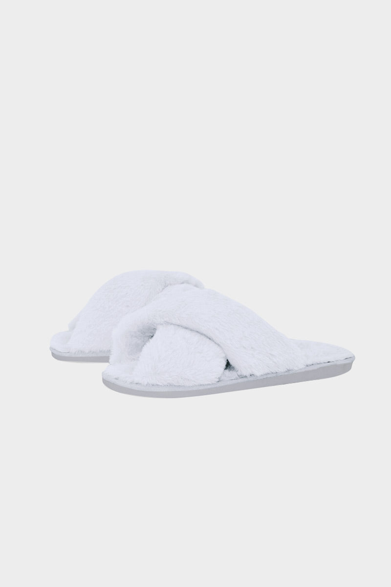 Indoor Flat-bottomed Plush Slippers