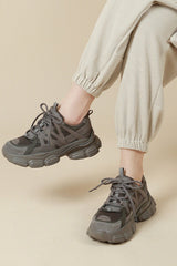 Solid Color Casual Chunky Sneakers