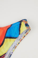 Abstract Oil Painting Print One Piece Swimsuit